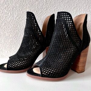 Black Open-Toe Heels